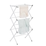 Lehman's Foldable Compact Drying Rack, Collapsible Accordion Wooden Laundry  Rack for Drying Clothes, 11 Rungs