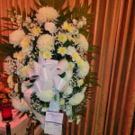 White Funeral Standing Spray White Funeral Standing Spray