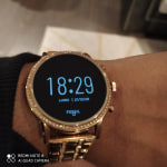 Montre connectée 5ème génération Julianna HR en acier inoxydable noir -  FTW6036 - Fossil