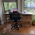 Graywashed calder desk with drawers sale