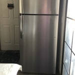 GE Appliances 17.5 Cu. Ft. GTS18HYNRFS Top Freezer Refrigerator in Stainless  Steel