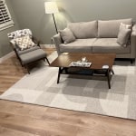 Nomad Undyed Abstract Tufted Wool Area Rug - World Market
