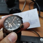 Townsman Automatic Smoke Stainless Steel Watch ME3172 Fossil