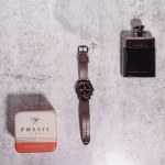 The Commuter Chronograph Brown Leather Watch FS5403 Fossil