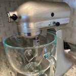 Can anyone date my standing mixer? It was my great-grandmothers. Model K45  with a photo of the possible serial number on the bottom. I love using this  to make desserts around the