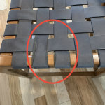 Faux suede strap new arrivals camden counter stool