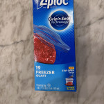 SC Johnson Ziploc® 682253 2 Gallon Clear 1.66 mil Poly Commercial Freezer  Bag - 15 1/2L x 13H