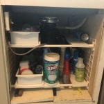 The container store under sink shop storage