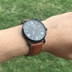 Copeland 42mm Three-Hand Brown Leather - - FS5663 Fossil Watch
