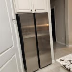 Samsung Bespoke Counter Depth Side-by-Side Refrigerator (23 cu. ft.) with  Beverage Center In Fingerprint Resistant Stainless Steel