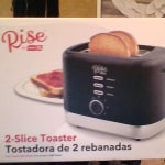 Rise by Dash 2-Slice Toaster: Defrost, Reheat + Auto Shut off, 7