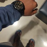 Bronson Chronograph Black Stainless Steel Watch - FS5851 - Fossil