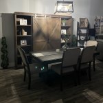 World market hotsell barn door bookcase