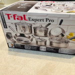 T-FAL T-fal Expert Pro, 12 Frypan Stainless Steel with Non-Stick Coating  Cookware, B8160774 B8160774