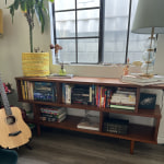 Walnut brown wood ashlyn bookshelf by world market cheap