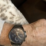 Fenmore midsize multifunction clearance navy stainless steel watch