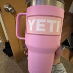 YETI Rambler 35 Oz Mug with Straw Lid in Power Pink