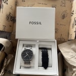 Luther 3H Three Hand Interchangeable Strap Gift Set BQ2466SET Fossil