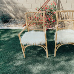 Elora Ivory Papasan Chair Cushion by World Market