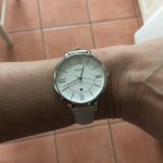 Jacqueline Brown Leather Watch ES3708 Fossil