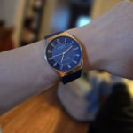 Solar-Powered Grenen Watch - SKW6834 Blue Leather Skagen Ocean