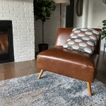 Cognac mid century 2025 huxley chair