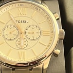 Flynn Chronograph Stainless Steel Watch BQ1125 Fossil