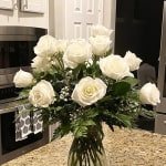 ROSE❣️ Rhinestone sweatshirt | Genny