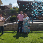 Girl Gender Reveal Confetti Cannon 2in x 23in