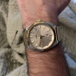 Everett Three-Hand Date Stainless Watch - Fossil Steel FS5821 
