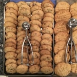 Pampered Chef 7 Black Mega Food Scooper/Lifter/Scraper Cookies