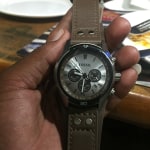 Coachman Chronograph Brown Leather Watch - CH2565 Fossil 