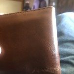 Men's Fossil Brown Miami University RedHawks Leather Ryan RFID Flip ID Bifold Wallet
