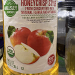 Great Value Organic Honeycrisp Style Apple Juice: Nutrition