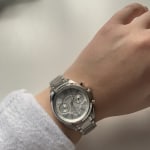 Modern Courier Midsize Chronograph Stainless Steel Watch BQ3035 Fossil