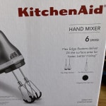 6-speed hand mixer, 60W, Empire Red - KitchenAid