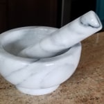 White Marble Mortar and Pestle - World Market