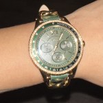 Stella Multifunction Green LiteHide™ Leather Watch - ES5243 - Fossil