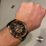 48mm Flynn Automatic Black Leather 