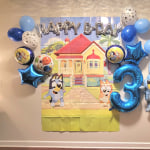 Bluey and Bingo Circle Cutouts / Bluey Bingo Decoration / Bluey Birthday  Party / Bluey Party Props / Photo Props / Circle Backdrop -  Israel