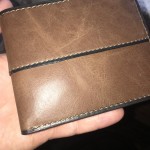 Fossil Men's Elgin Traveler Leather Brown Wallet