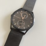 Holst Chronograph Silver Tone Steel Mesh Watch SKW6652 Skagen