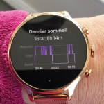 FOSSIL Montre numérique à écran tactile pour femme avec Alexa intégrée et  bracelet en silicone FTW6080 : : High-Tech