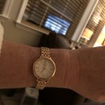 Jacqueline Mini Rose Tone Stainless Steel Watch ES3799 Fossil