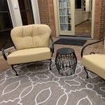 Octavia Faceted Metal Outdoor Accent Stool World Market