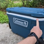 COLEMAN 316 Series Wheeled Hard-sided Cooler - 58 L | SAIL