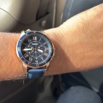 Grant Chronograph Brown Leather Watch FS4735IE Fossil