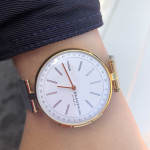 Hybrid Smartwatch Signatur T Bar Black Leather