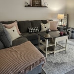 Myrtales tabby chaise hot sale sectional