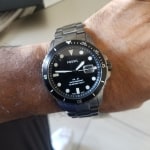 FB 01 Three Hand Date Smoke Stainless Steel Watch FS5655 Fossil